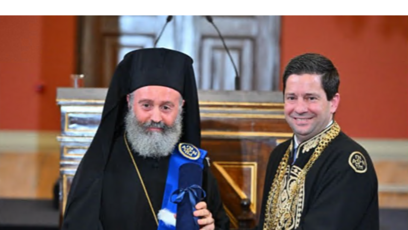 Αναγόρευση του Σεβασμιωτάτου Αρχιεπισκόπου Αυστραλίας κ. Μακαρίου ως Επίτιμου Διδάκτορα της Θεολογικής Σχολής του Πανεπιστημίου Αθηνών